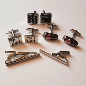 Cufflinks and Tie Clips
